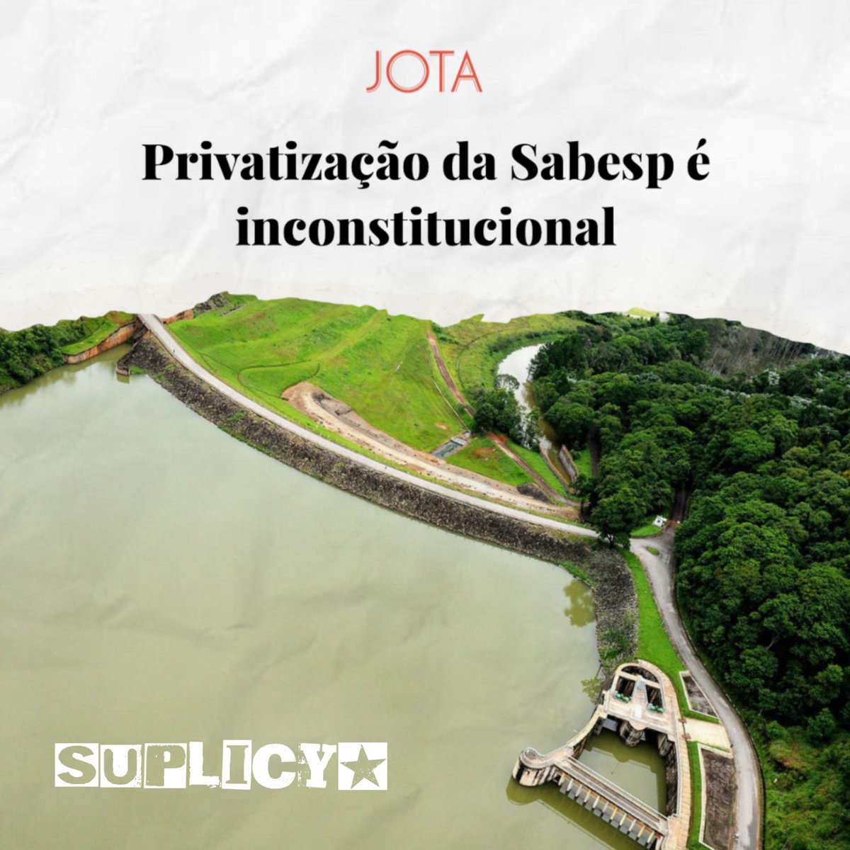 Recomendo o artigo de Rubens Naves e Guilherme Amorim Campos da Silva, publicado pelo @JotaInfo, explica a inconstitucionalidade da proposta de privatização da @sabesp. Além disso, o Ministério Público recomenda a suspensão da votação devido a arbitrariedades na proposta, +