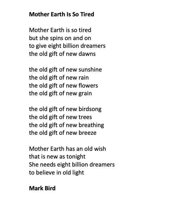 A little poem to celebrate #EarthDay2024 @EarthDay #Poems4kids #earth