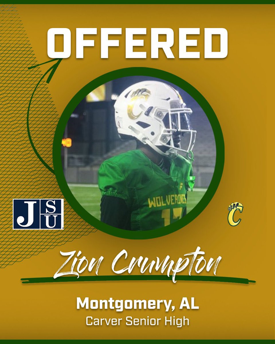 Congrats to @ZionCrumpton3 on his offer from @gojsutigersfb #welcome2thewest #recruitthewest