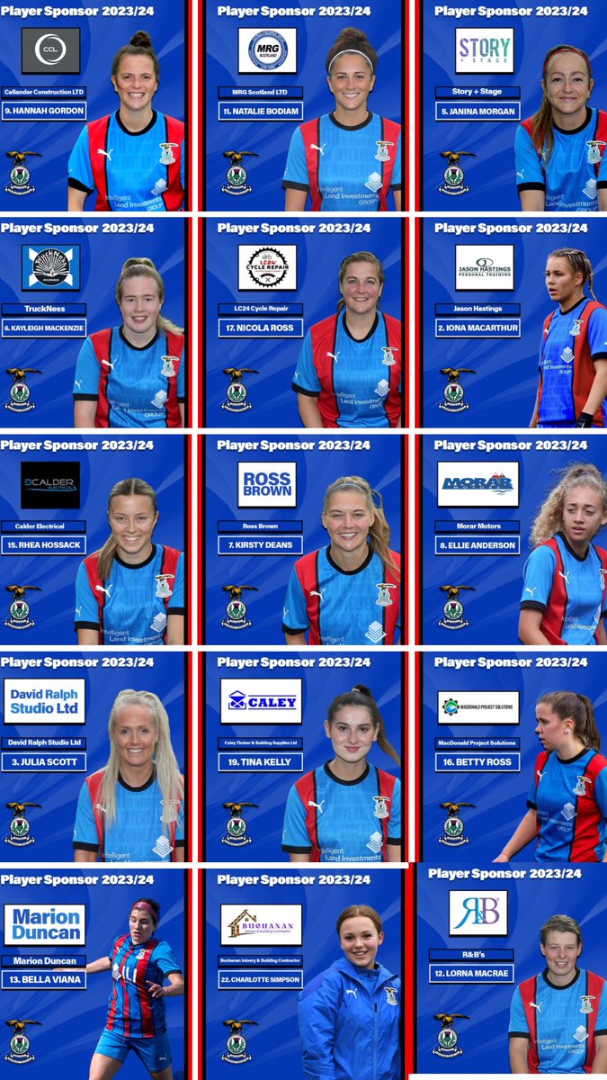 As the season nears an end we would like to say another massive thank you to all of our player sponsors who have helped us through another season 🙌🏻