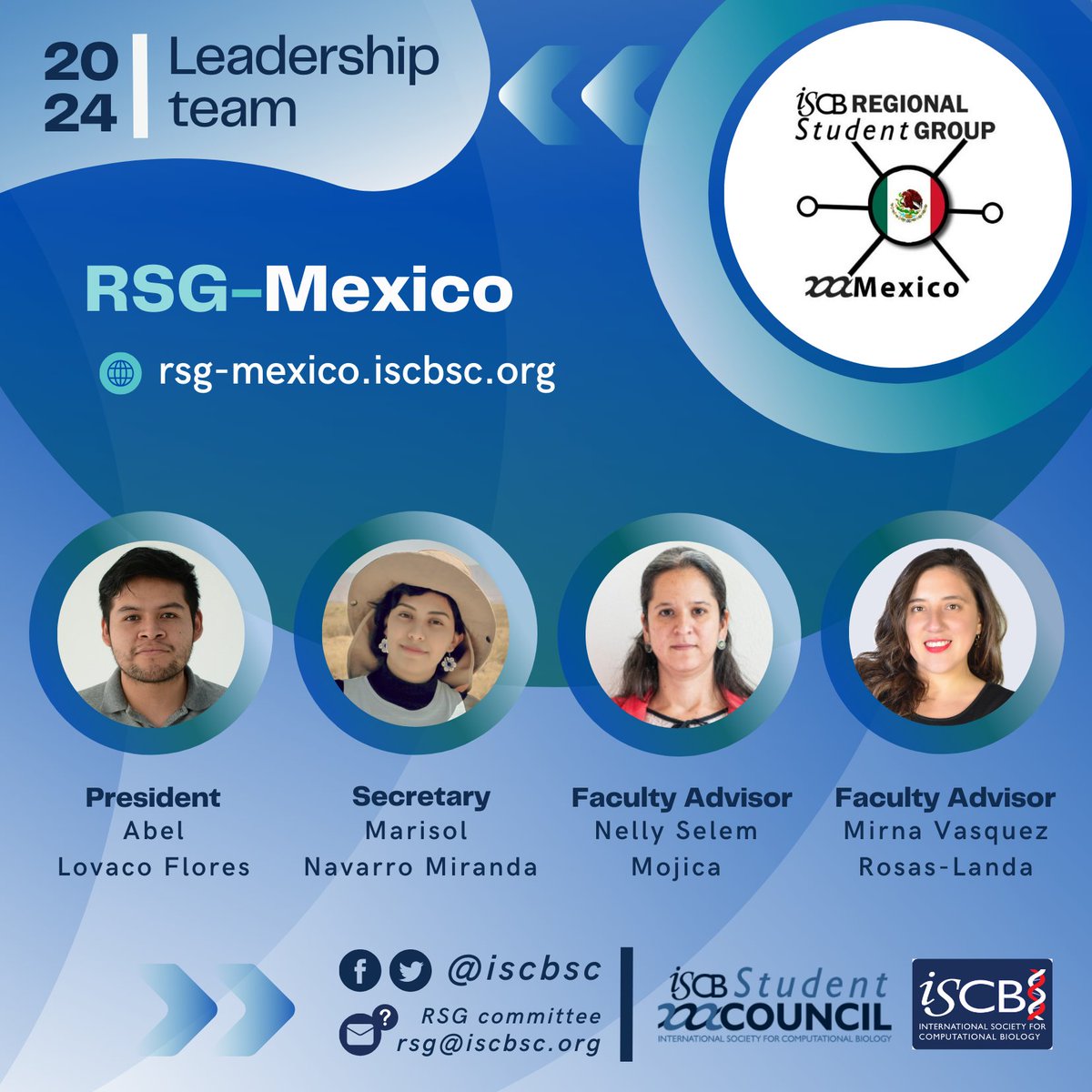 <a href="/pradeeperanti/">Pradeep Eranti | @peranti@bsky.social</a> <a href="/iscbrsgchile/">ISCB RSG Chile</a> <a href="/OliveraFuchris/">Christian Olivera</a> <a href="/ip_biohacker/">bioh4cker</a> <a href="/ISCB_RSG_India/">ISCB RSG India</a> <a href="/Govind_GRD/">Govind</a> <a href="/NikitaRay19/">Nikita Ray</a> @ISCB_RSGPeru <a href="/CleidyOsorio/">Cleidy Osorio</a> <a href="/fab_cotera/">Fabricio Cotera</a> <a href="/rsg_pak/">RSG Pakistan</a> <a href="/FarahZulfiqar01/">Farah Zulfiqar 🇵🇰🇵🇸</a> <a href="/haseebmanzoor99/">Haseeb Manzoor</a> <a href="/RSGArgentina/">RSG Argentina</a> <a href="/MMDidierGarnham/">Mercedes Didier Garnham</a> <a href="/Unn_frid/">Unn-frid</a> <a href="/AndrePeasBall/">Andrea Peñas Ballesteros</a> <a href="/RSGItOfficial/">RSG Italy Official</a> <a href="/ConteTreccani/">Mirko Treccani</a> <a href="/cengoni451/">Claudia Mengoni</a> <a href="/combine_au/">COMBINE</a> @BhavyaPapudeshi <a href="/susiegriggo_/">Susie Grigson</a> <a href="/monaltaouk/">Mona Taouk</a> <a href="/RSGBangladesh/">ISCB RSG-Bangladesh</a> <a href="/SanjanaFatema/">Sanjana Fatema Chowdhury</a> <a href="/SalimShadman037/">S. M. SALIM SHADMAN</a> <a href="/RSGLux/">RSG Luxembourg</a> <a href="/Didier_Jeff/">Jeff Didier</a> <a href="/rsgcolombia/">RSG Colombia 🇨🇴</a> <a href="/jevelezse/">Jennifer_S.</a> <a href="/biodavi/">Davincho</a> <a href="/RSGSpain/">RSG-Spain</a> @EidrianGM <a href="/solerirs/">Irene Soler</a> <a href="/RSG_Uruguay/">ISCB RSG Uruguay</a> <a href="/f_pazos_obregon/">Flavio Pazos Obregón</a> <a href="/gordolompa/">Diego Simón</a> <a href="/PantanoSergio/">Sergio Pantano</a> <a href="/RSGTurkey/">ISCB SC RSG Türkiye</a> <a href="/kubatkbra/">Kübra KUBAT</a> @emrecn_blz @edademisler <a href="/ntuncbag/">Nurcan Tuncbag</a> #14

RSG-Mexico (<a href="/RSG_ISCB_Mexico/">RSG-Mexico | Official Account</a>) activities for 2024 will be led by J. Abel Lovaco Flores (President <a href="/JALF4170/">Jose Abel Lovaco Flores</a>),  Marisol Navarro Miranda (Secretary <a href="/solnavss/">Marisol Navarro-Miranda</a>), and their team, advised by <a href="/nselem35/">Nelly Selem</a> &amp; <a href="/MirnaVRL/">Mirna Vázquez Rosas Landa</a>.

#Bioinformatics #ComputationalBiology