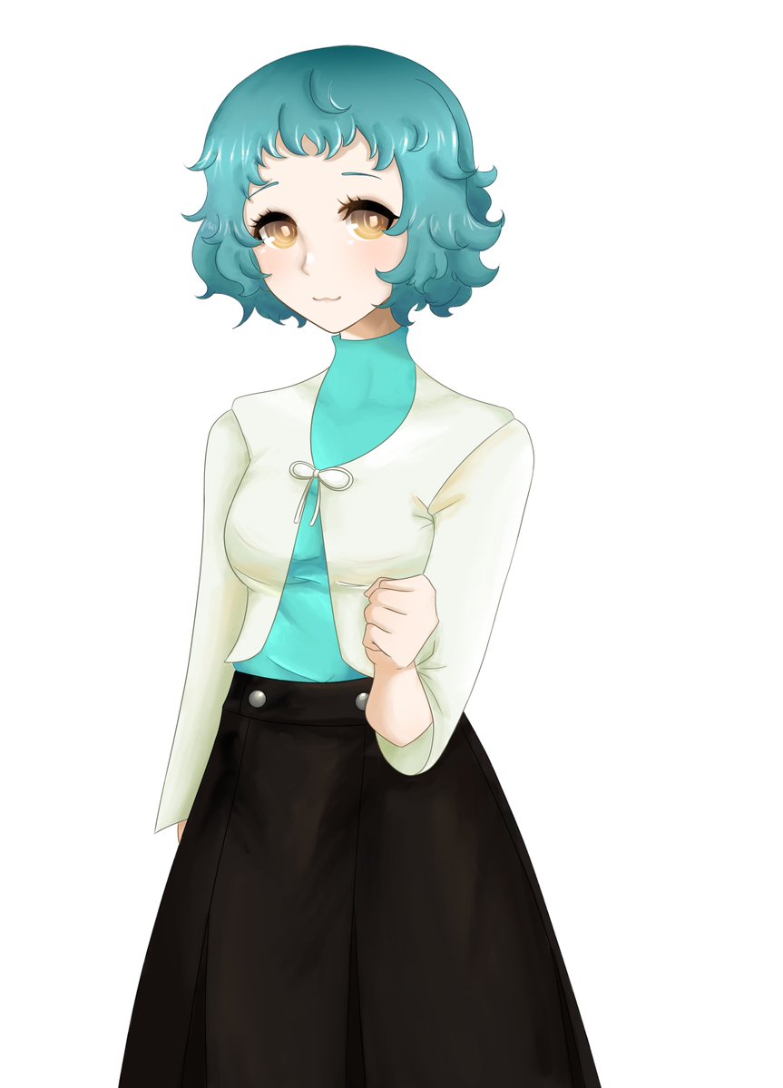 hello miss Fuuka i absolutely adore the Steins;Gate artstyle but its so time consuming (＞﹏＜) #FuukaYamagishi #Persona3 #SteinsGate