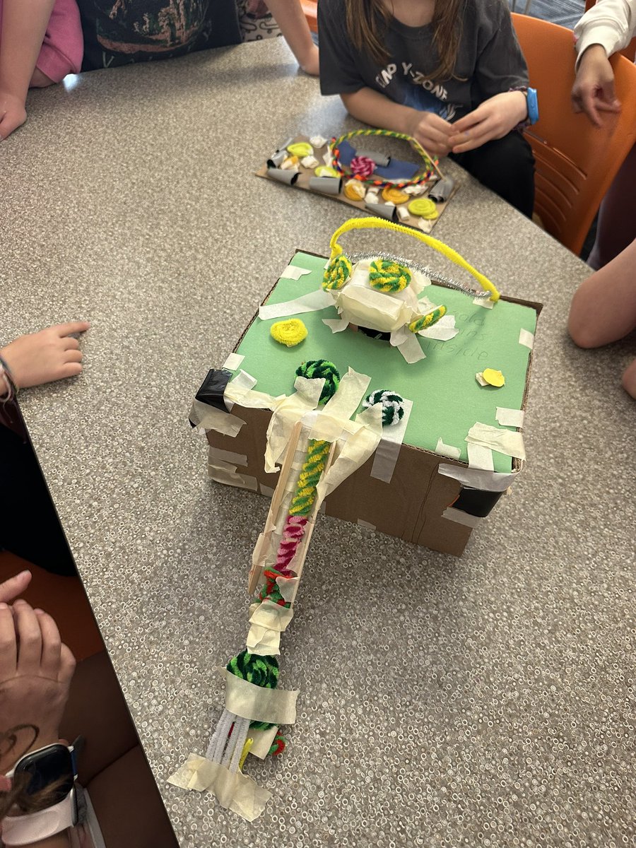 Mrs_Porter8's tweet photo. Life Club Leprechaun Traps #GirlsinSteam @WeAreMPSD https://t.co/D15waA07FF