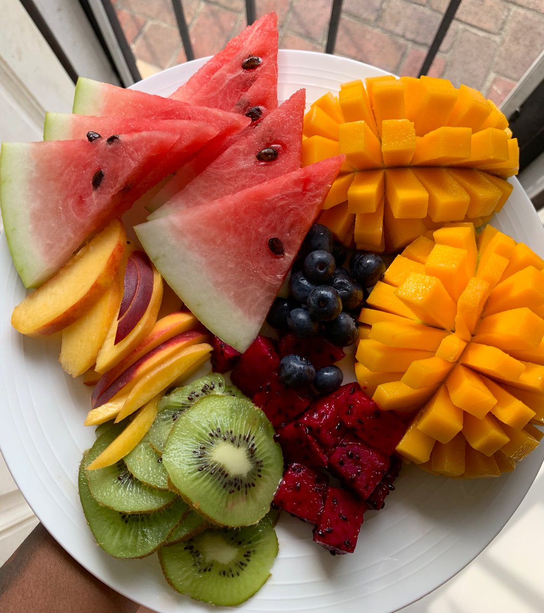 fruit plate 1 or 2? 🍉 🥭 🥝 🫐