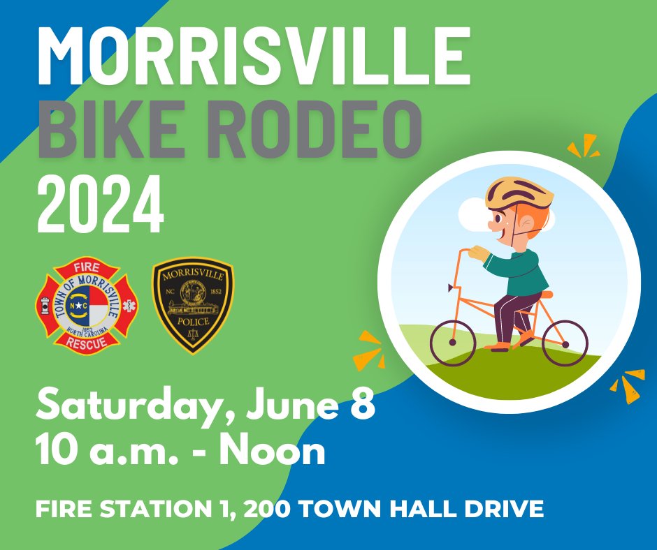 We’ll be hosting our bike safety rodeo for kids (toddlers to age 18) on June 8th. Bring your bicycle in for a free inspection, and then prove your safety knowledge and riding ability on our skills course. Learn more at bit.ly/3ICSG9v