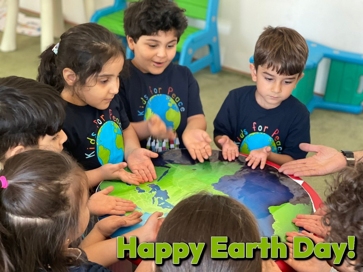 'I pledge to care for our Earth with my healing heart and hands.' We hope you do, too! Happy #EarthDay! 💚🌳💚🌳 Thank you to our Kids for Peace Iraq chapter for this lovely photo and for your youth's commitment to caring for our Earth. #KidsforPeace #EarthDay2024 #peacepledge