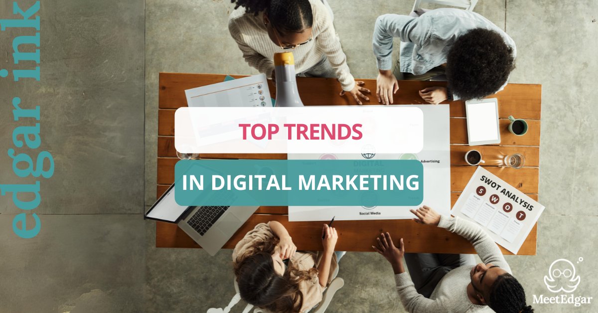 The digital marketing sea is complex. It constantly changes... and moves fast! To help my pals, I've put together a blog featuring six marketing trends to watch out for in 2024. Check it out: meetedgar.com/blog/top-trend… #DigitalMarketing #MarketingTrends #SocialMarketing