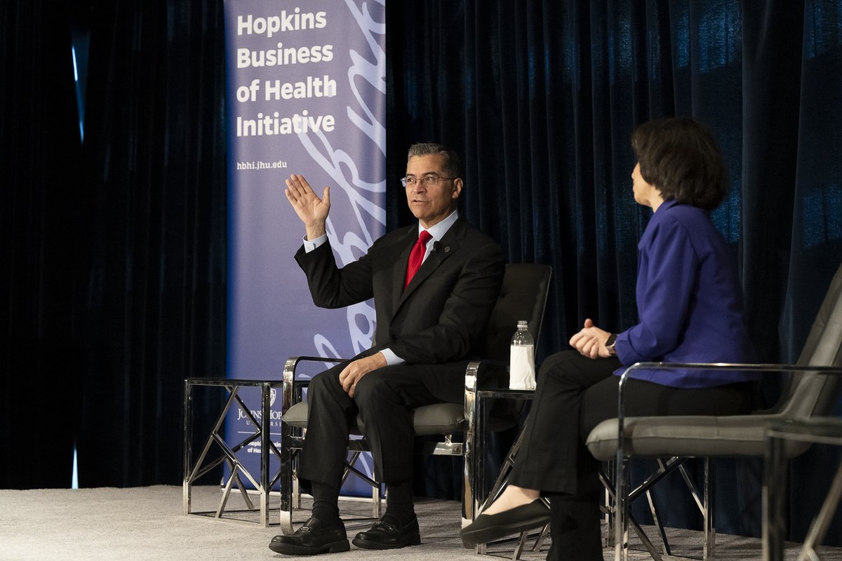 I celebrated Earth Day this morning with a fireside chat at @JohnsHopkinsSPH about the Administration’s efforts to help hospitals & health systems move to more sustainable practices. @POTUS’ Inflation Reduction Act is helping us invest in more energy efficient health facilities.