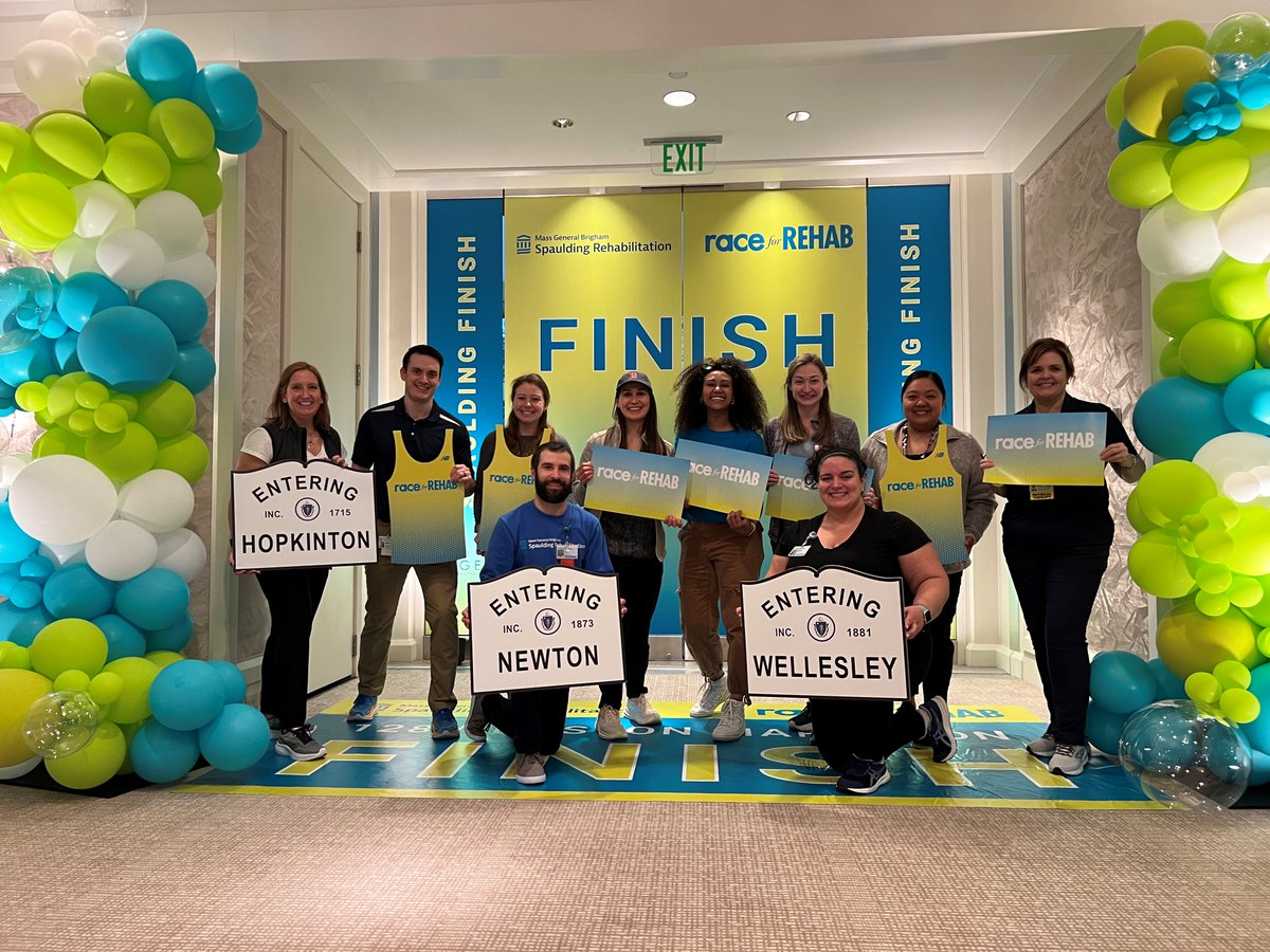 One week ago, Spaulding’s #RaceForRehab Team wrapped up another successful @BostonMarathon. A special thanks to our dedicated PTs who supported our teammates throughout their training and treated them to hard-earned stretch and massage sessions after the race.