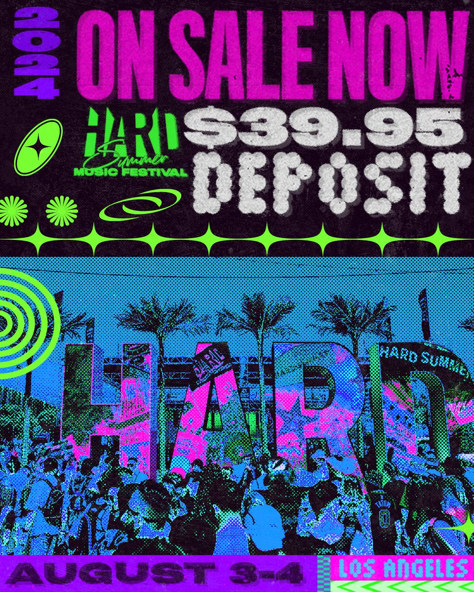 ready to be outside all summer lonngggg😤 grab ur tix for a $39.95 deposit at hardfest.co/hsmf