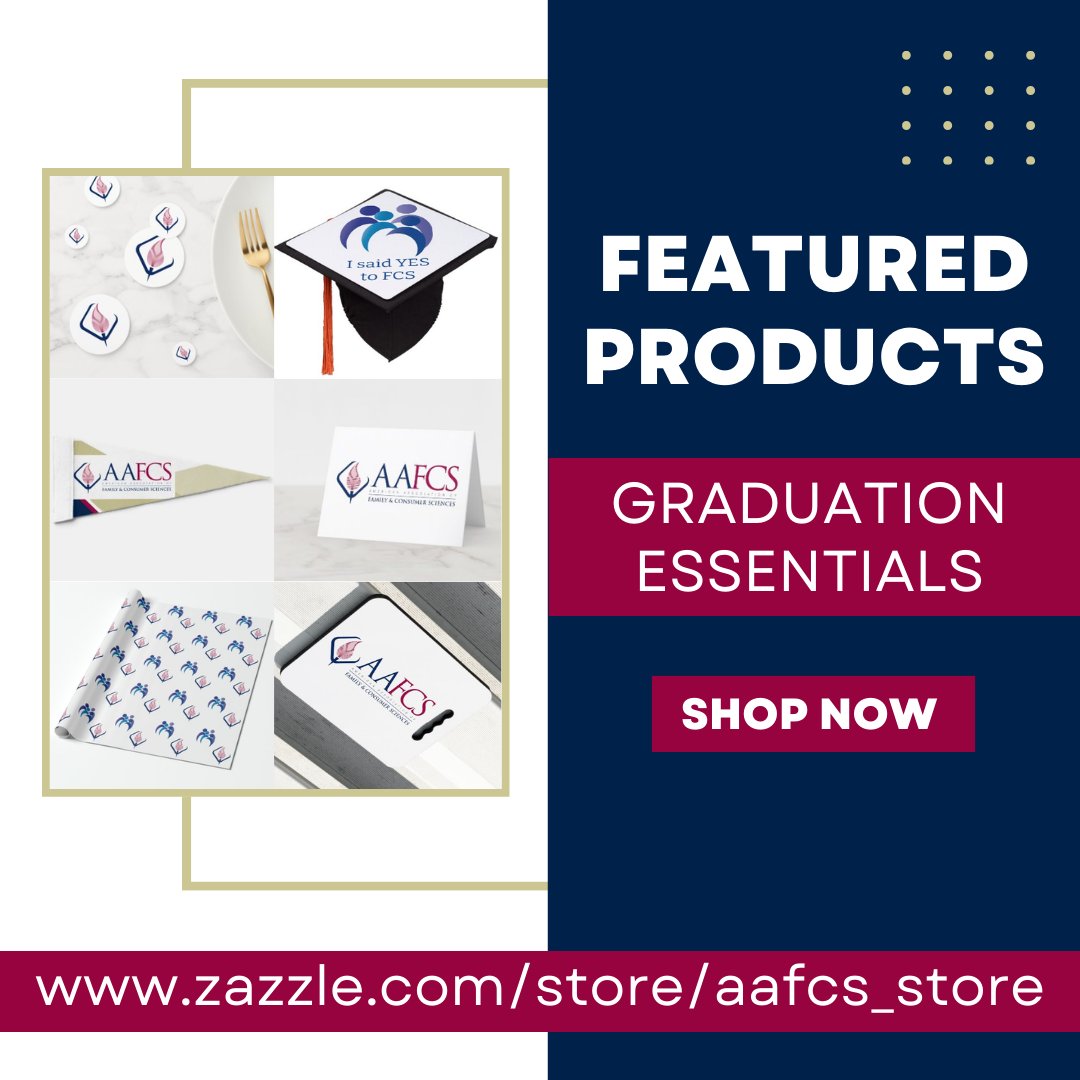 Get ready for graduation season and shop for essentials from cute confetti to comfy stadium seats! Shop now: bit.ly/493CA39 #aafcs #graduation