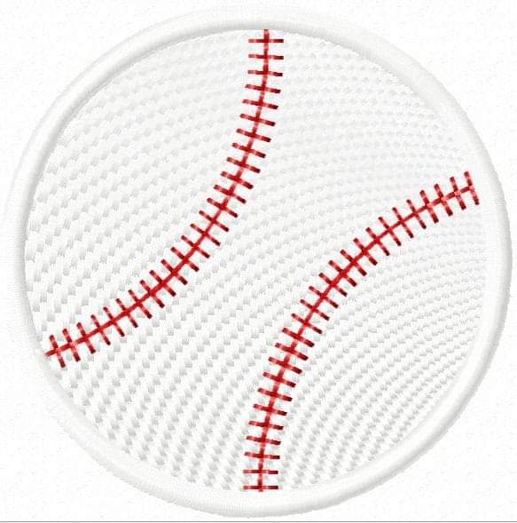 ⚾🧢💻🪡🧵
Baseball ball patch Machine Embroidery design,  etsy.me/3UurWyG #crossstitch #kidsparty #baseballmbroidery #baseballgiftpes #baseballsketch #softballdesign #baseballball #sportembroidery #baseballballdesign