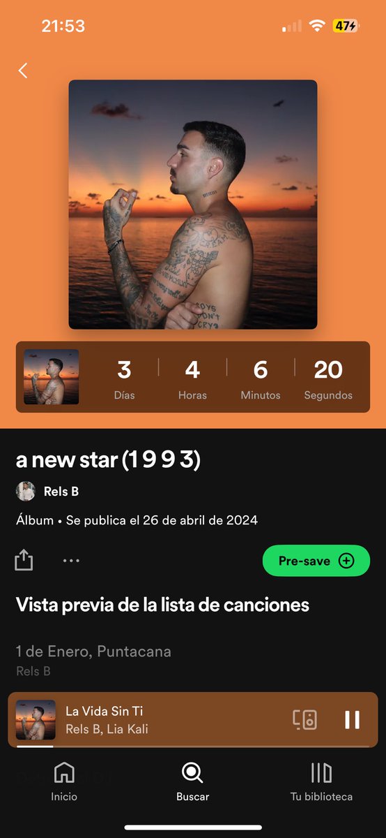 EL FLAKO A SOLTADO UNA DE LAS CANCIONES DEL ÁLBUM