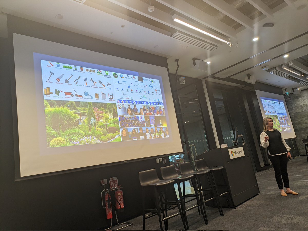 Loved the gardening analogy for a culture of #learning & growth from Gemma Cooper at #EducatorEmpowerment Day @MS_eduIRL! 🤓 Thanks for sharing @KinsaleComSch brilliant use of tools within #M365 💪👏 #MIEExpert #PD