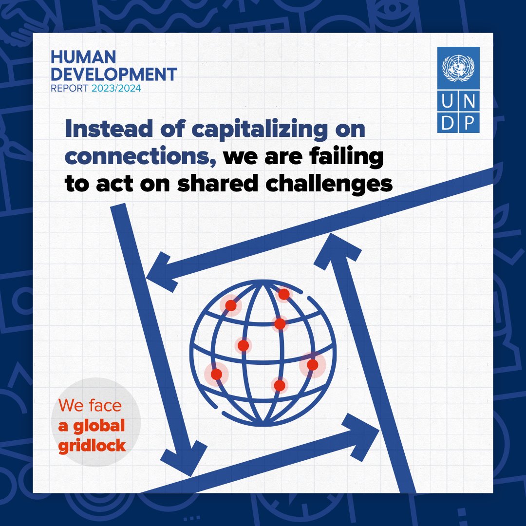 Regional & global collaboration offers a viable devt pathway. There is a Zulu saying “Izandla ziyagezana” meaning “hands wash each other”. To succeed in catalysing Africa's potential, we must find ways to cooperate & collaborate. This must be the true essence of devt. #HDR2024