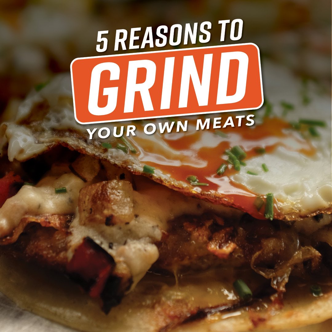 Here are 5 reasons to start grinding your own meat—from health benefits 🏥 to cost savings 💰 to creative freedom 🎨. For the full article with instructions + more tips & tricks, visit our blog and learn from the experts. atbbq.com/blogs/expert-a…