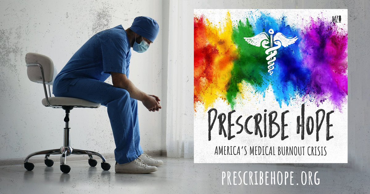 Burnout is personal to me. I’ve been to the hardest places &amp; now choose to channel my anger toward systemic change. I couldn’t be more proud to be working with an incredible team on a project to begin turning the tide. Care about this problem? Support prescribehope.org!