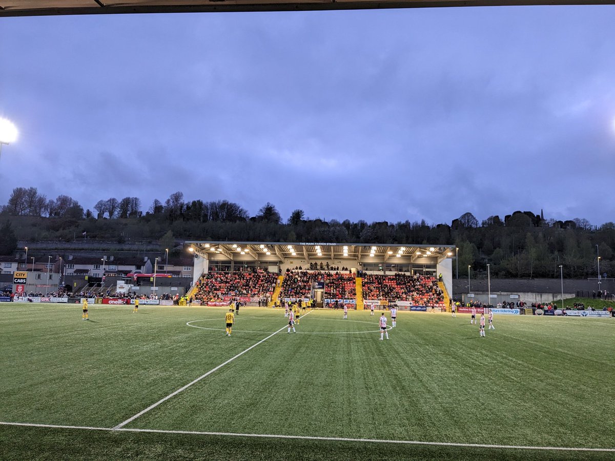 Bouncing in the Brandywell.