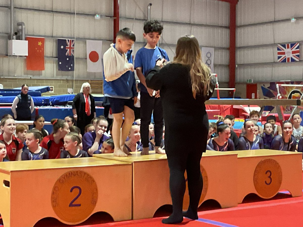Celebrating our gymnasts at Ravensden! In March our boys pair won GOLD at the BGA Eastern Regionals! This weekend they represented the region at the NATIONAL FINALS in Stoke. The youngest by 5 years in the U11 pairs! No medals this time- but we are SO PROUD!!! 🤩🤩🤩