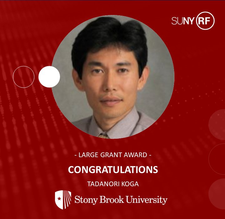 Congratulations to Associate Professor Tadanori Koga and Research Professor Maya Endoh on being awarded $1.2 million from UT-Battelle/@ENERGY. The SUNY Research Foundation is proud to support your work at Stony Brook University. #SUNYResearch #SUNYImpact