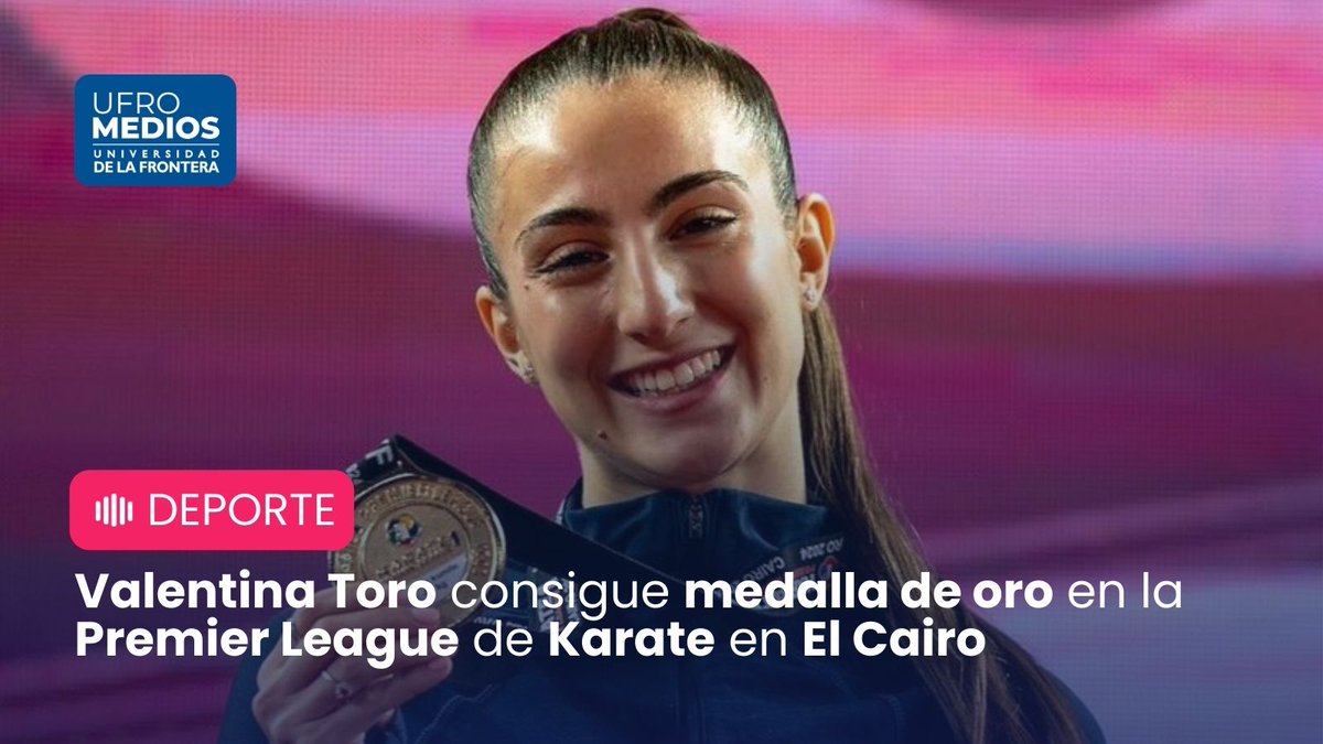 🇨🇱En la final de Karate, de la categoría de menos de 55 kilos, Valentina Toro venció a la griega Maria Stoli por 10-2.

🥇La campeona nacional de karate ascenderá al top 5 del ranking mundial. Además, sumó su cuarta medalla en la #PremierLeague.

#Karate #ValentinaToro #Deporte