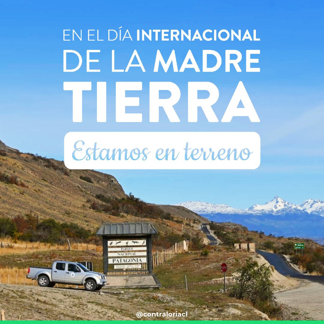 🌎Una delegación CGR llegó hoy a Cochrane para realizar actividades institucionales e invitar a participar en acciones de capacitación a servicios de la zona.📖(Imagen tomada por funcionarios en Parque Nacional Patagonia, Región de Aysén) #DíadeLaTierra