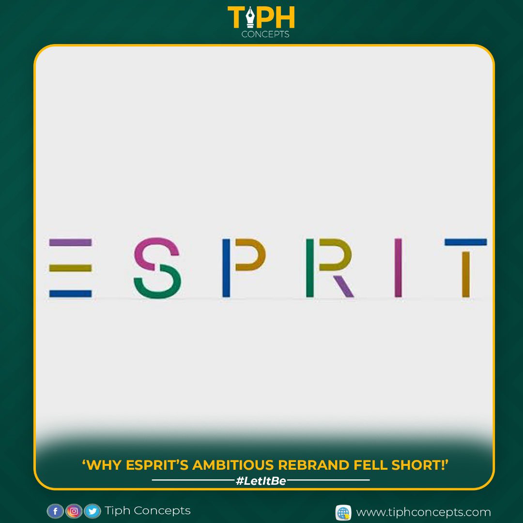 Why @Esprit’s Ambitious Rebrand Fell Short?The company is in talks with potential investors after filing for insolvency in #Europe and closing its ##US stores. Insiders say efforts to restore the brand to its 1980s heyday clashed with its owners’ desire to quickly juice sales in