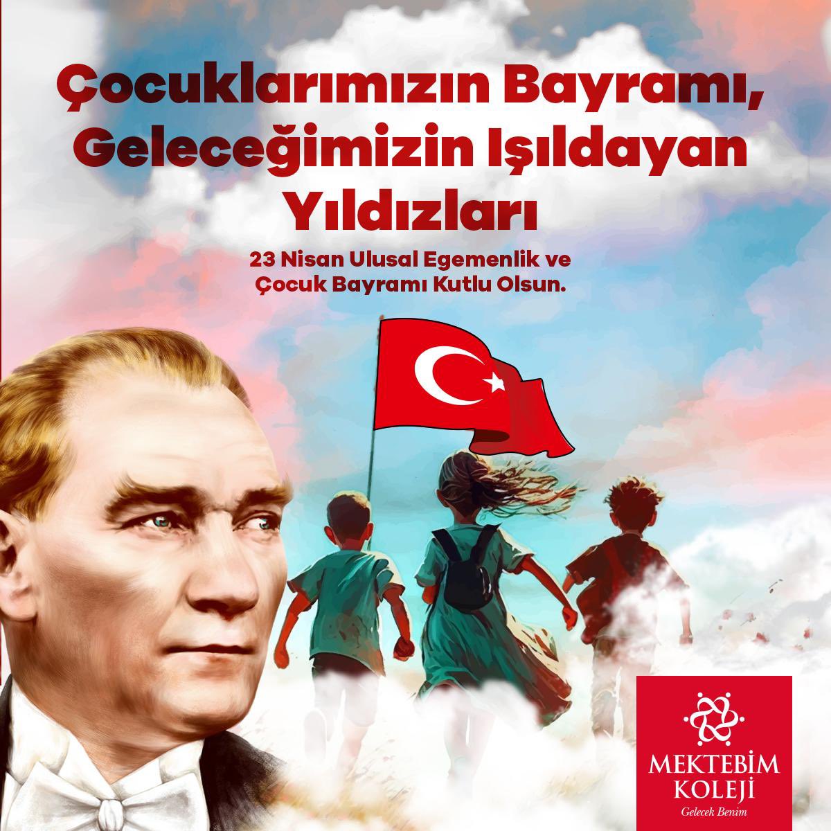 Çocuklarımızın Bayramı, Geleceğimizin Işıldayan Yıldızları! 23 Nisan Ulusal Egemenlik ve Çocuk Bayramı Kutlu Olsun! 🇹🇷 

#23NisanUlusalEgemenlikveÇocukBayramımızKutluOlsun #23Nisan #ÇocukBayramı