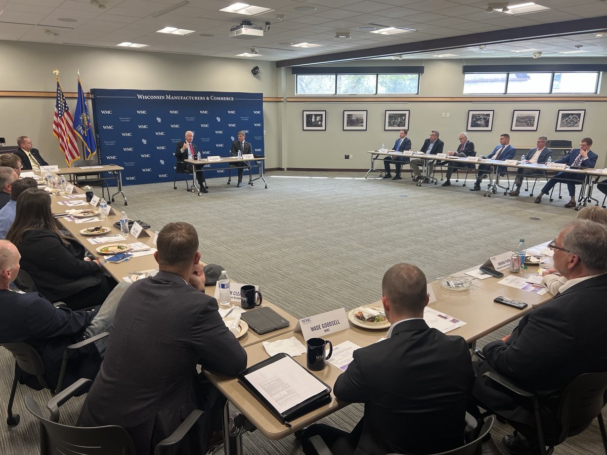 We were honored to host @SenRonJohnson for a federal legislative update and roundtable discussion today.