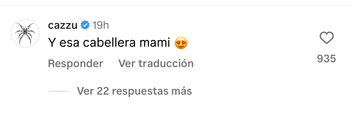 Cazzu @cazzuoficial ha comentado la última publicación de la Mami. Vendrá la colaboración tan esperada con cazzu! 🐉🔥🎶🔝🔜