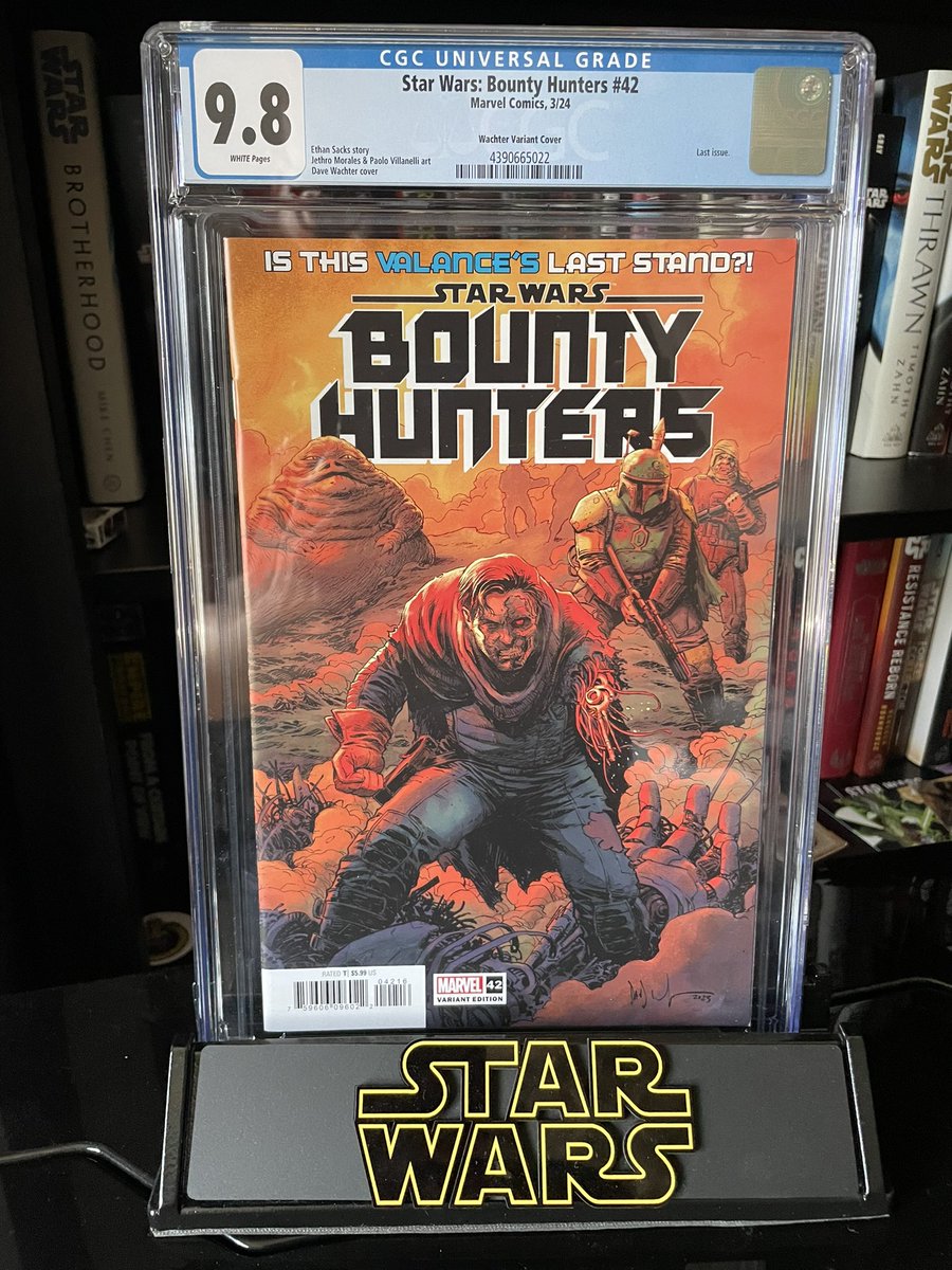 9.8 of Bounty Hunters 42. Variant cover art by @DaveWachter 

#starwarscomics #starwars