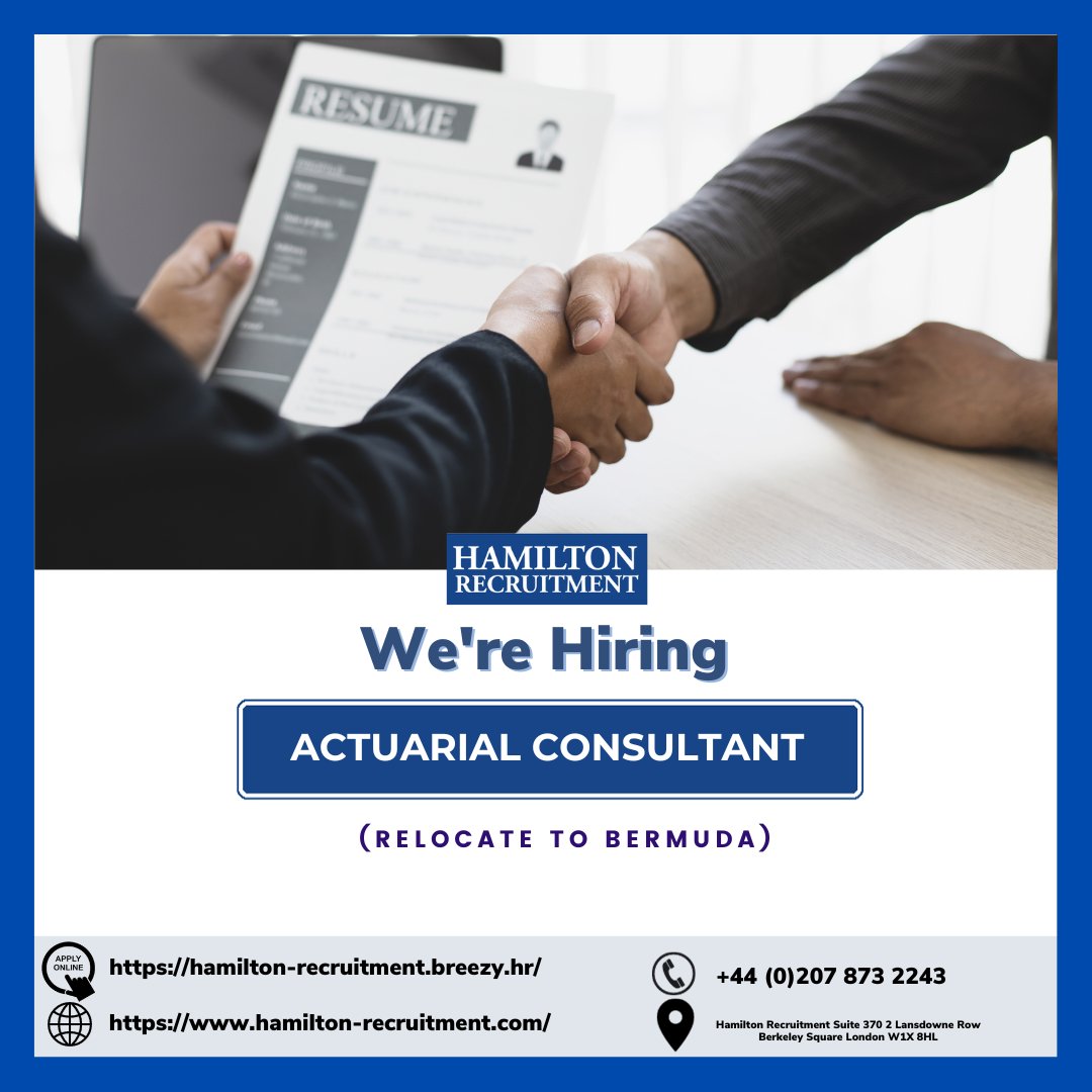 FSglobalcareers's tweet photo. WE’RE HIRING: Actuarial Consultant | Bermuda. Apply here: https://t.co/oFcIZsh395 #BermudaJobs #ActurarialJobs #Hiring #OffshoreJobs #Consulting https://t.co/sB6mkjMzP6