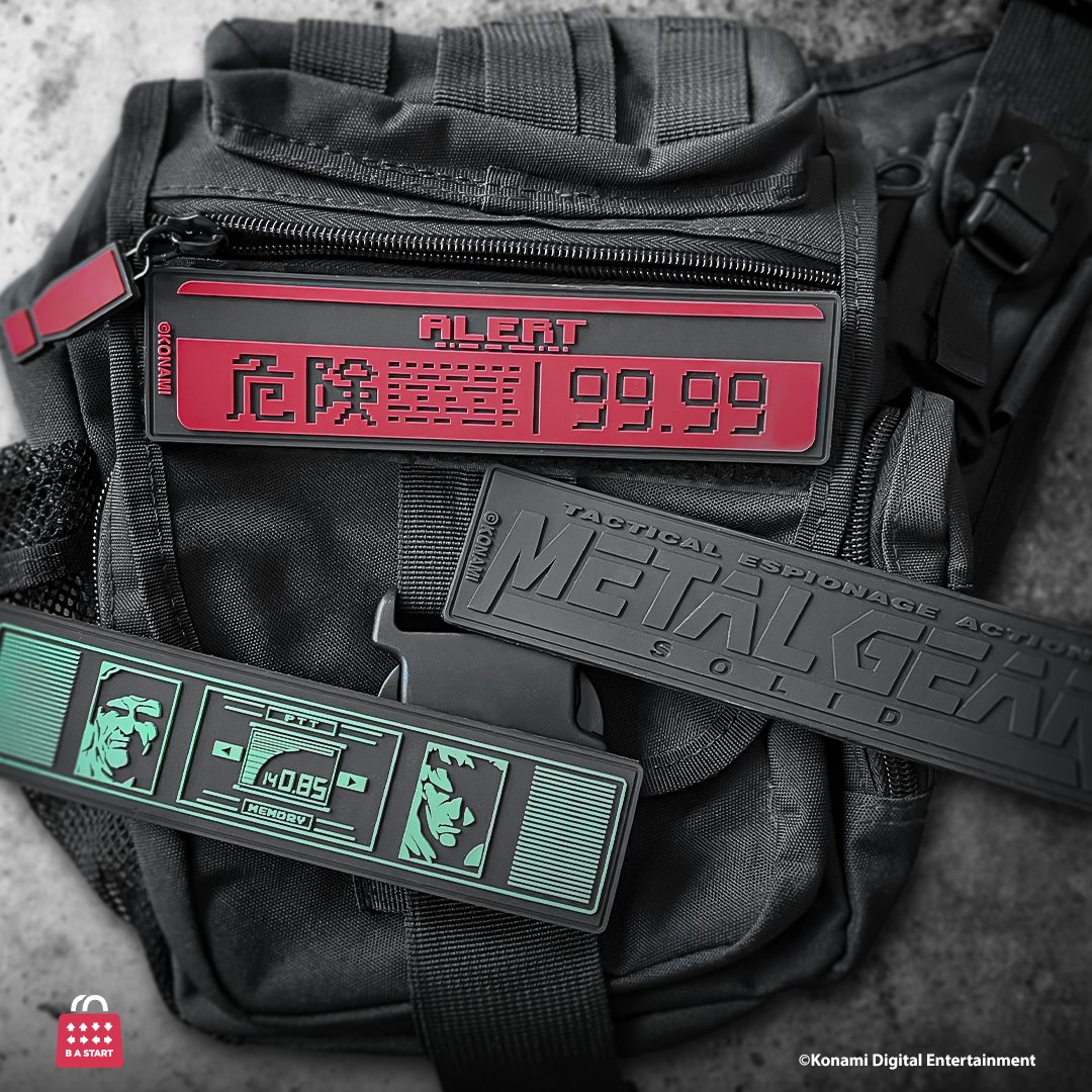 Prepare to deploy the all-new Metal Gear Solid Tactical Shoulder Bag❗ Pre order opens tomorrow at 10 am pst 📌 #MGS #MetalGearSolid