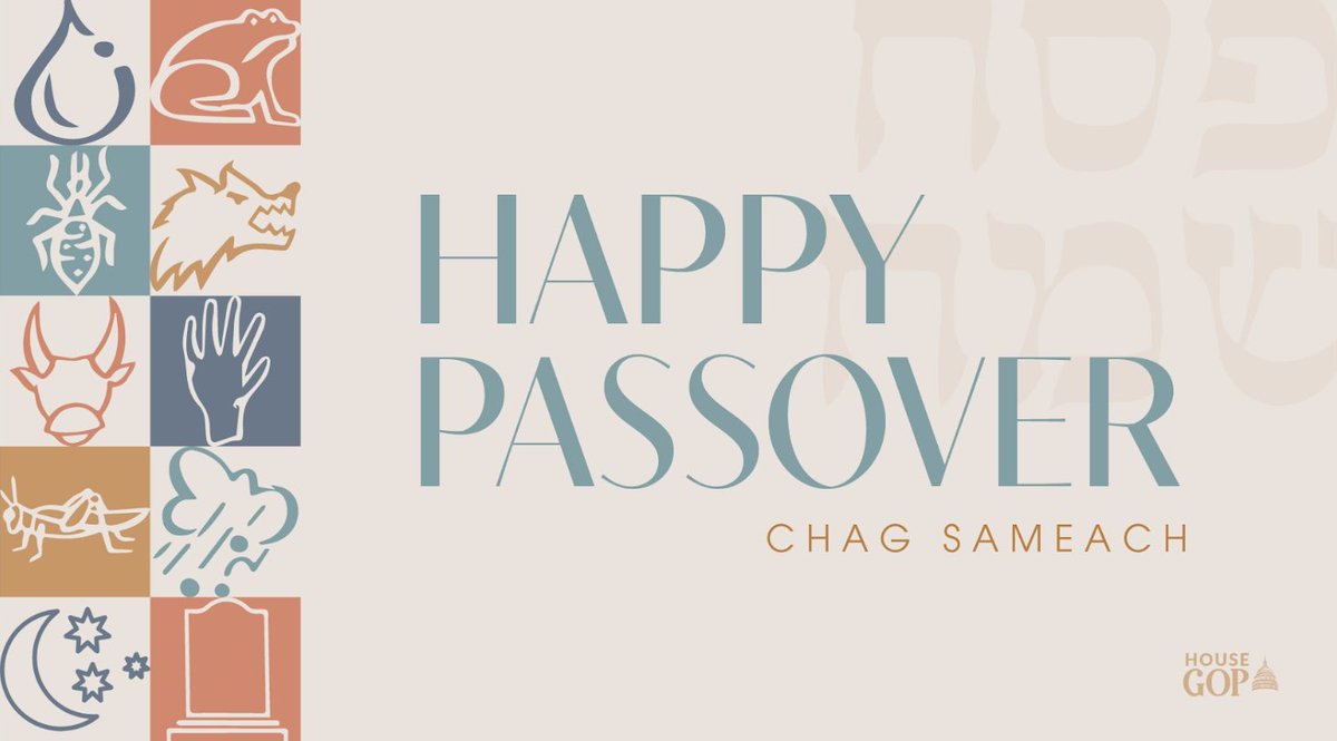 I wish a peaceful and prosperous Passover celebration to the #GA01 Jewish community and all of our Jewish brothers and sisters.