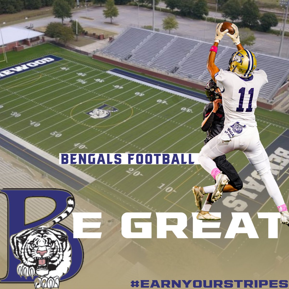 🚨🚨CURRENT BENGALS FOOTBALL MEETING🚨🚨 👀 you tonight 🐅🏈 📍: @BlythewoodHigh Multipurpose Room ⏰️: 6PM- 8PM #WIN #OneBengal #EarnYaStripes