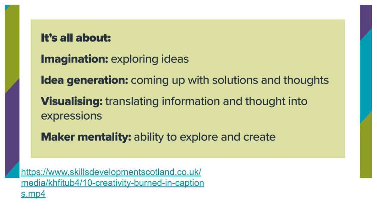 MuirtownP's tweet photo. This week we are looking at the #Metaskill of Creativity. We will be sharing examples of how we use this skill here: https://t.co/dRiXOLGOmd
Find out more about this Metaskill here: https://t.co/BEHOGwGTlx
@skillsdevscot https://t.co/Lh8yAxUpLb