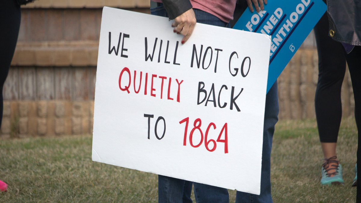 There are 3 threads to this post...

On April 9th, Arizona Supreme Court revived the 1864 abortion ban. 

The 1864 law carries a sentence of 2-5 years in prison for doctors or anyone else who assists in an abortion.

1/22/73 #SCOTUS issued its landmark 7–2 decision in #RoeVWade