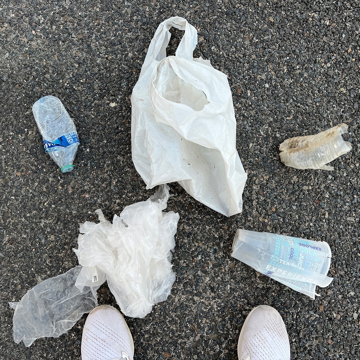 In honor of Earth Day 2024 and to raise awareness of plastic pollution, I’m pledging to pick up 5 pieces of plastic trash every time I go for a walk, run, hike, bike, climb, kayak, surf or any outdoor activity. I encourage others to do the same to combat this problem even in a