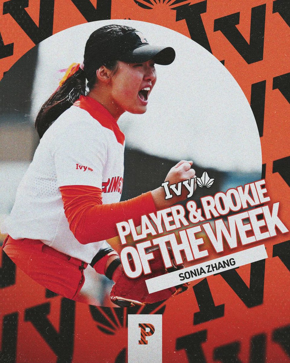Fire us up, Sonia! Your Ivy League Player/Rookie of the Week 😎 🐅 .636 Avg 🐅 .733 OBP, 6 RBI 🐅12-12 in the field Story: bit.ly/3xUs6Gq