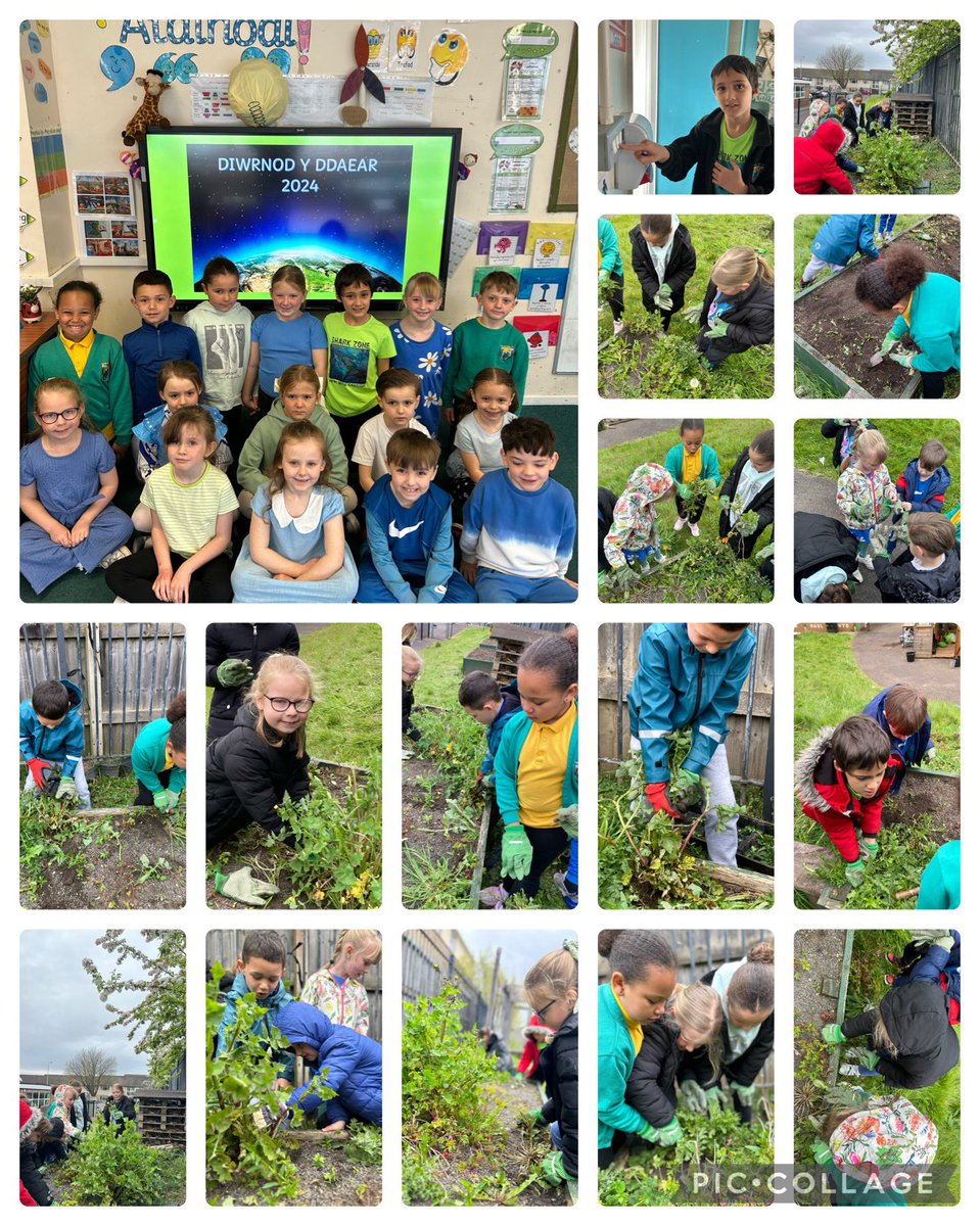 Diwrnod y Ddaear 🌍🤗💚💙