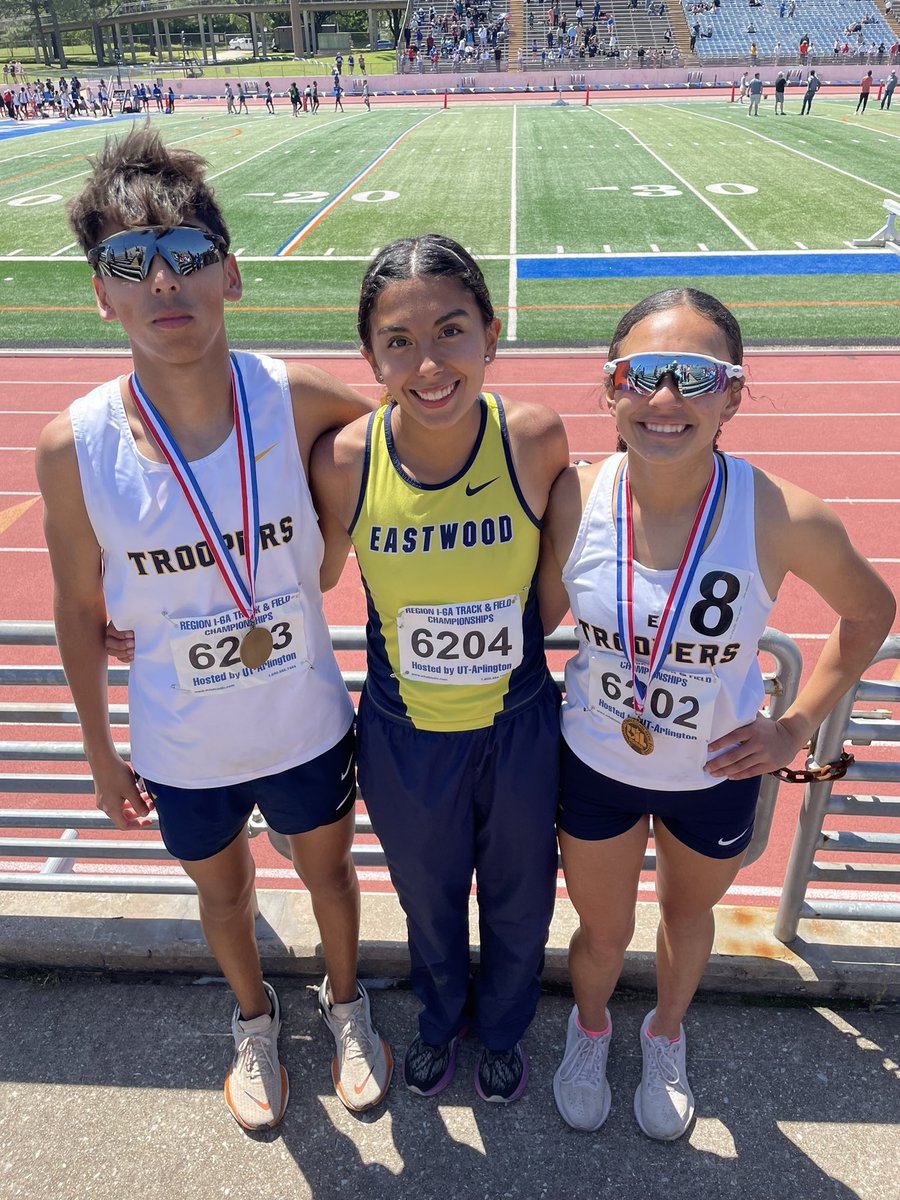 We are so proud these three outstanding Troopers! They truly epitomize the excellence of our program and the strides our team took this year! We are proud of our senior Giovanna Zubia who walks away with two school records and the 3rd fastest 400m runner in school history!