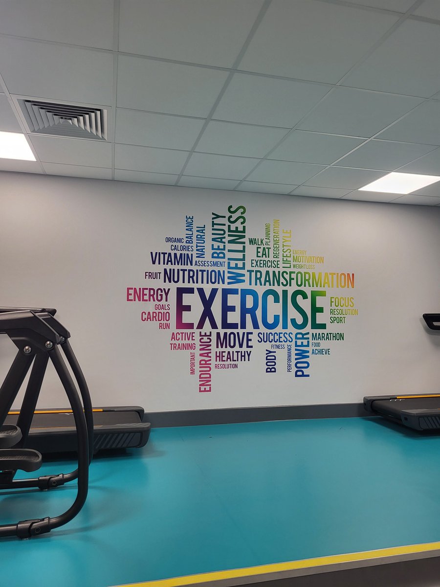 Healthy body, healthy mind! Thank you @OxleasNHS for the new staff gym provision. Time to get fit for Race for Life in June! #greatplacetowork