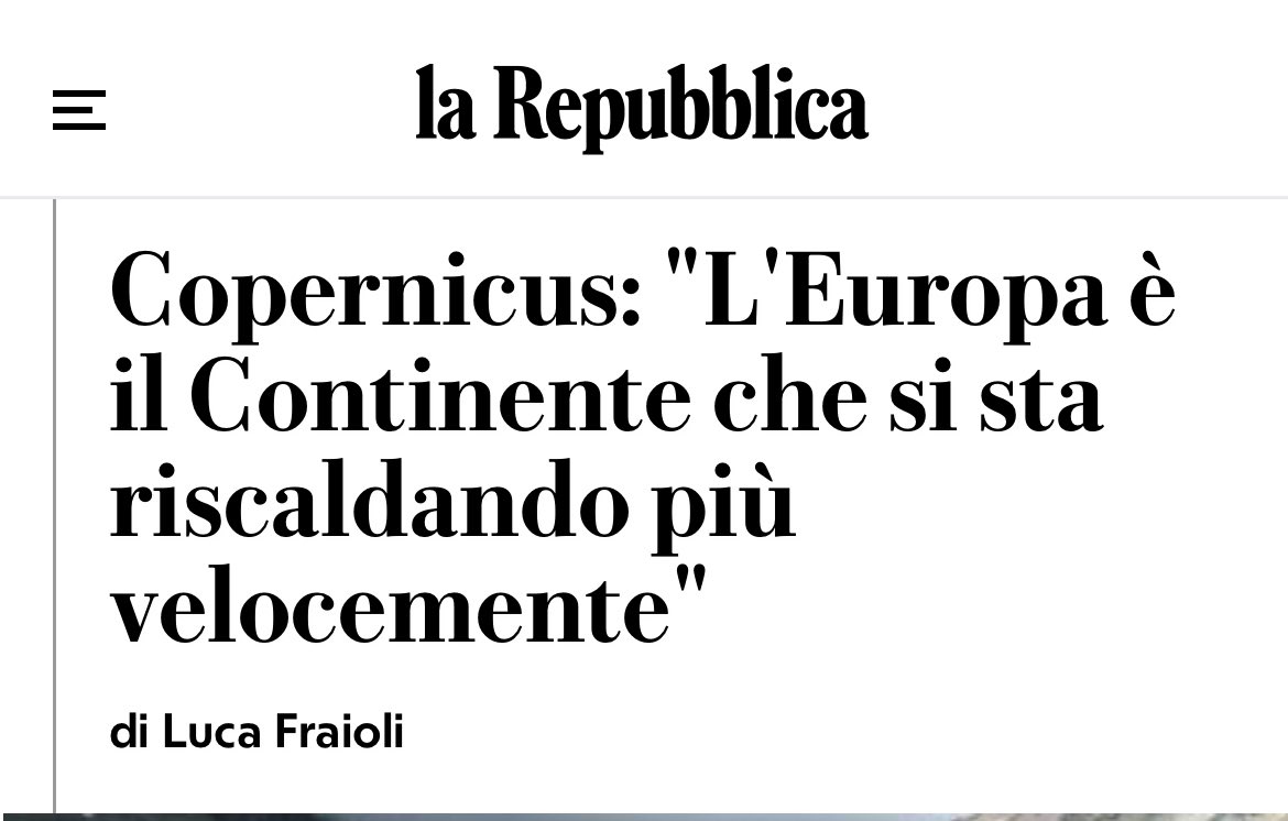 Sentivo freddo allora per riscaldarmi ho letto Repubblica, c’ho creduto ed ora sento caldo. Ci credo