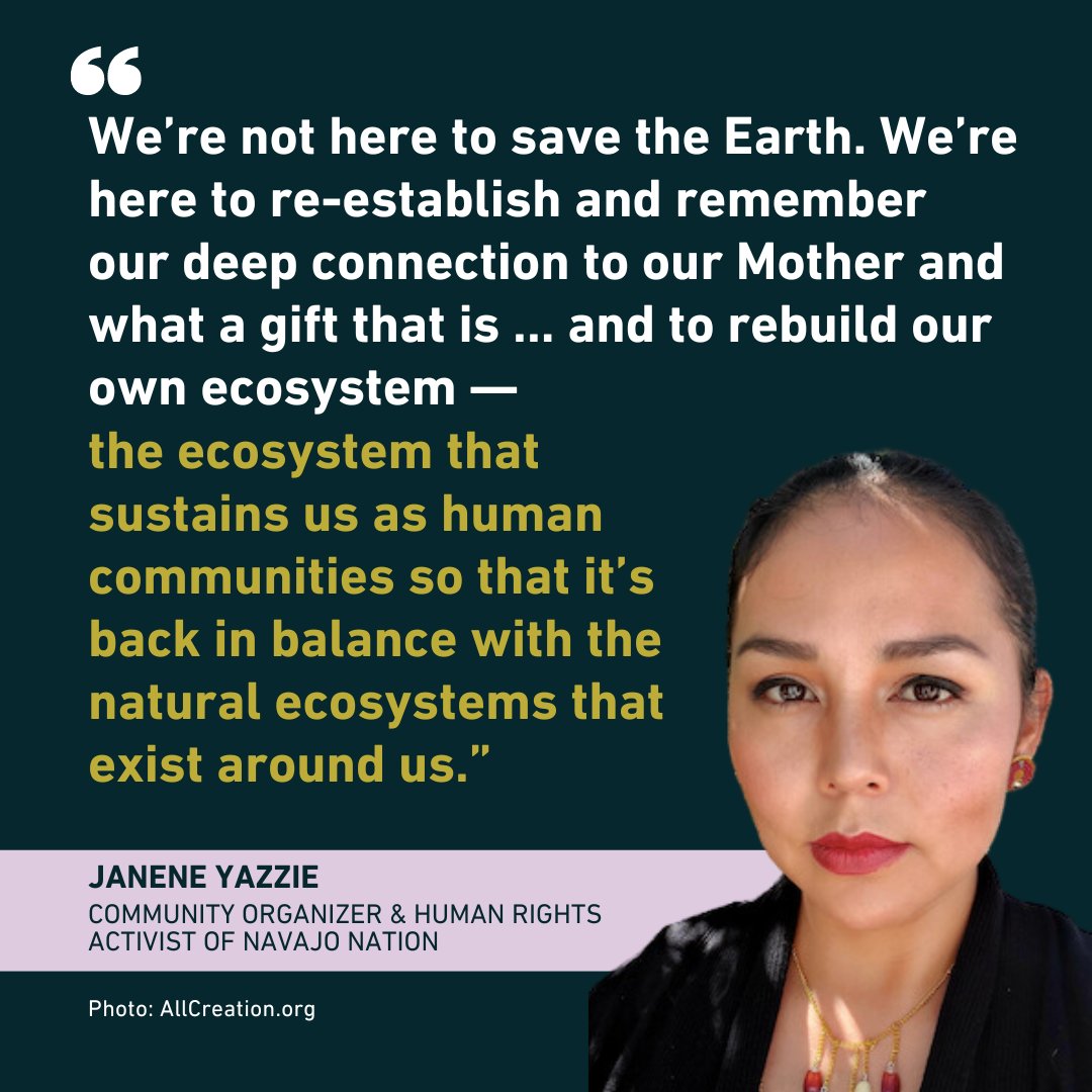 DavidSuzukiFDN's tweet photo. Here’s to rebuilding human ecosystems in balance with Mother Nature 🙌
@SixthWorldSol in conversation with @AllCreationOrg podcast. #OneNature #EarthDay https://t.co/OKFQSjO4wZ
