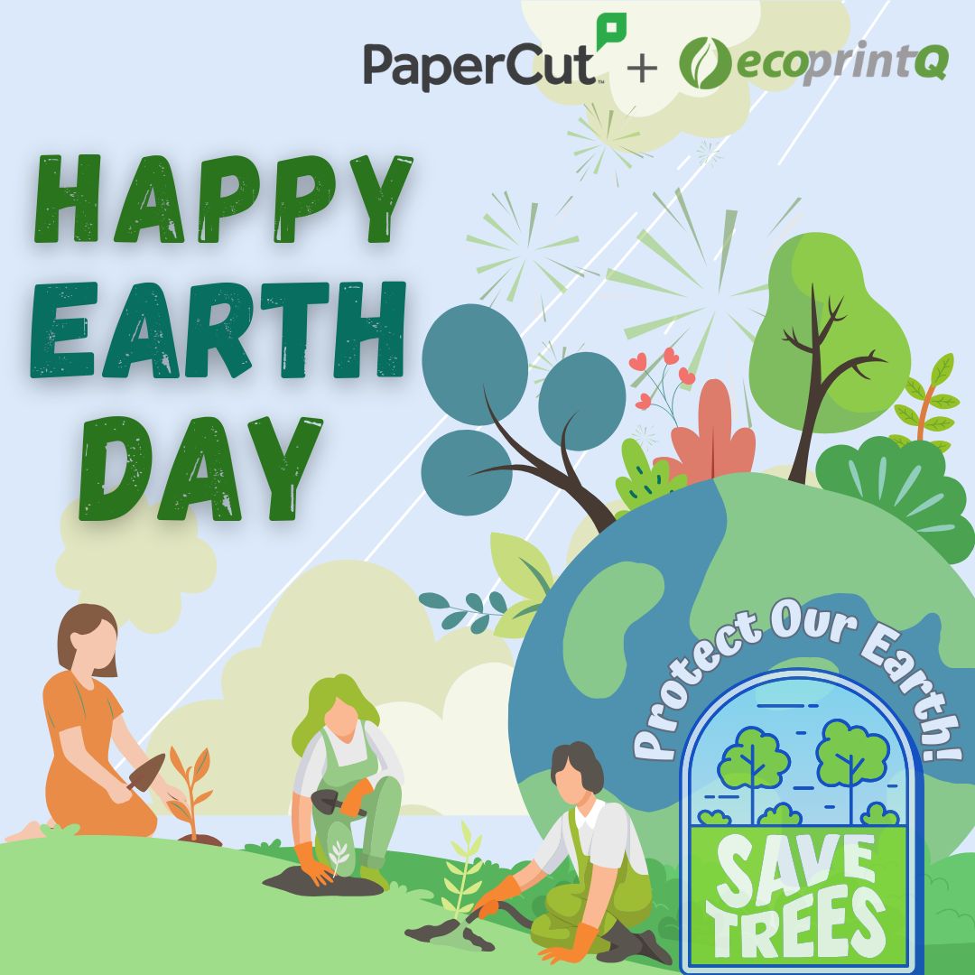 🌍 Celebrate #EarthDay!  

Help us embrace the journey to #savetrees and #combatclimatechange with #PaperCutGrows 🌱 Let's print responsibly and grow a greener future together! 🌳 

PaperCut Grows Video: buff.ly/4d6qo54 

Read our Earth Day Blog: buff.ly/4b68e1G