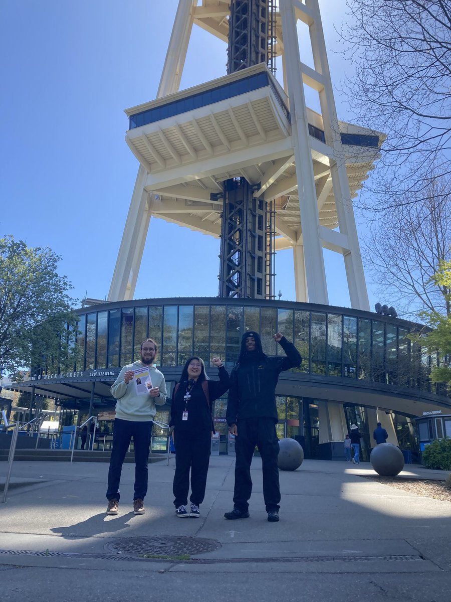 Workers in the Photo Department at the Space Needle want a union and have asked management to recognize them. They want to be able to bargain over their pay and benefits and are standing together! #1u