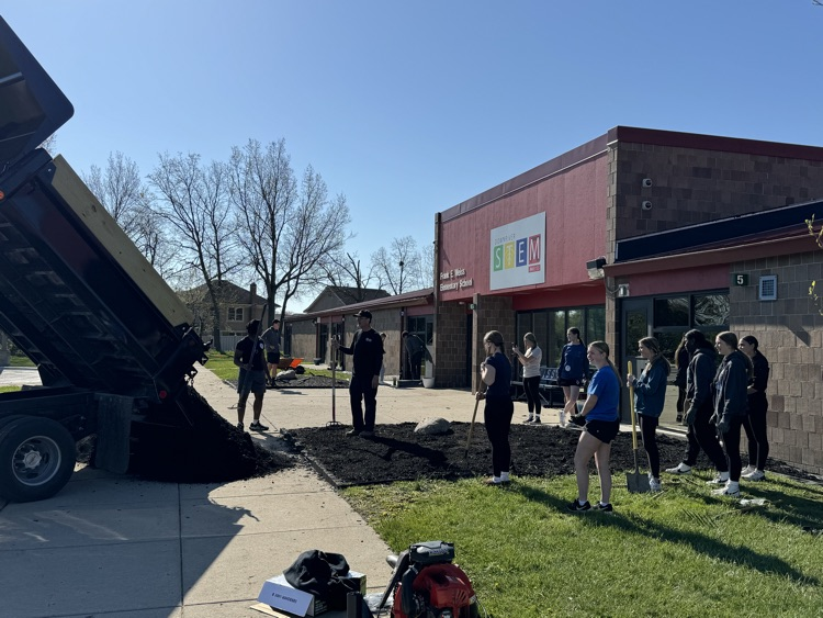 It was a beautiful day for celebrating Earth Day! Thank you to our CHS students and staff for organizing Spring cleanup at CHS, SMS, Hunter and Downriver STEM @ Weiss! #InMarauderCountry #MarauderPride #HappyGSD