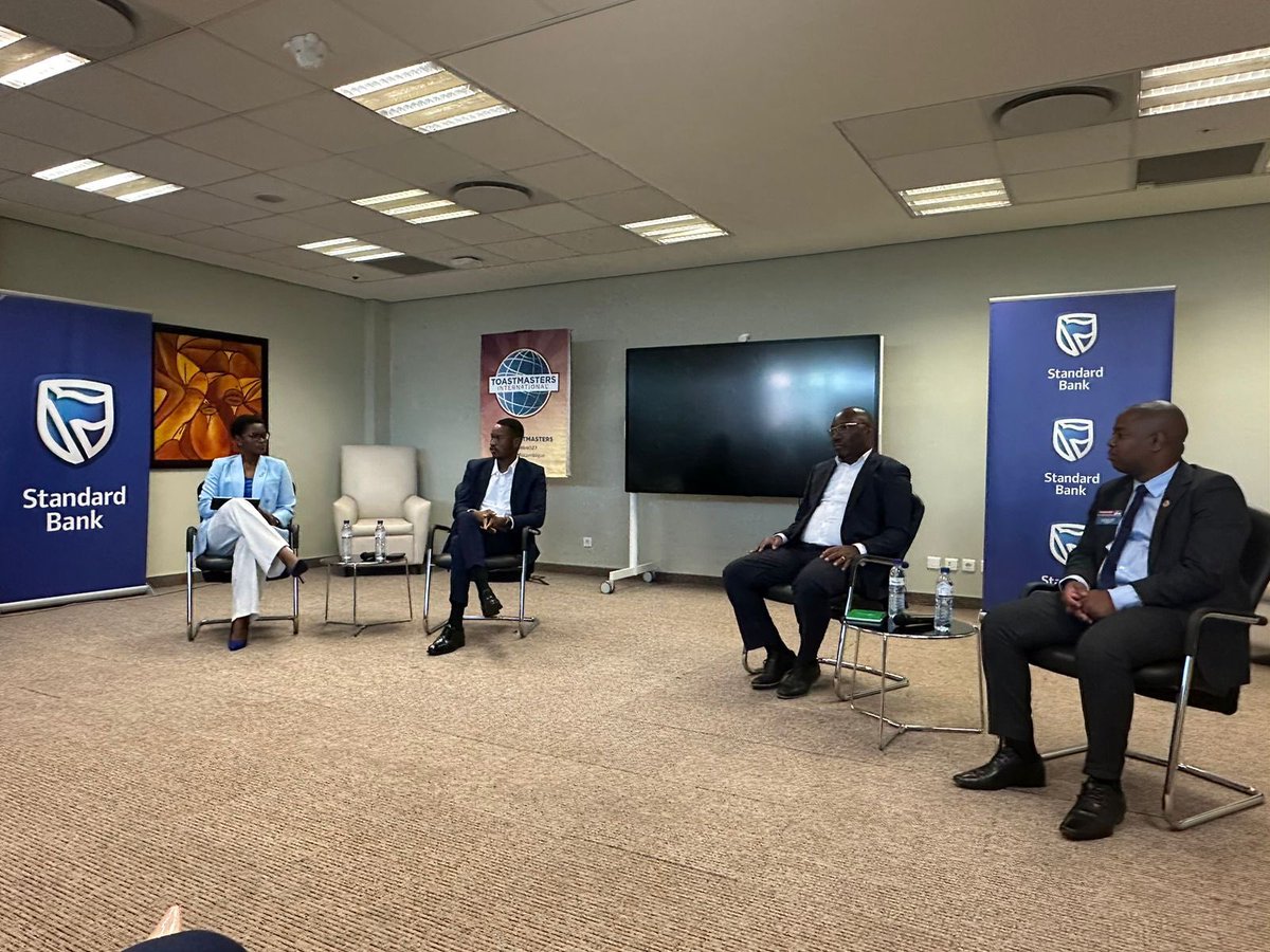 BellaNuvunga's tweet photo. Today, in my role as President of @KulaT club, I had the honor of moderating a panel discussion of exceptional leaders. Together, we explored their vision for #TheAfricaWeWant, emphasizing the crucial role of leadership and communication skills in shaping our future. #Leadership https://t.co/fJwqrxI9IK