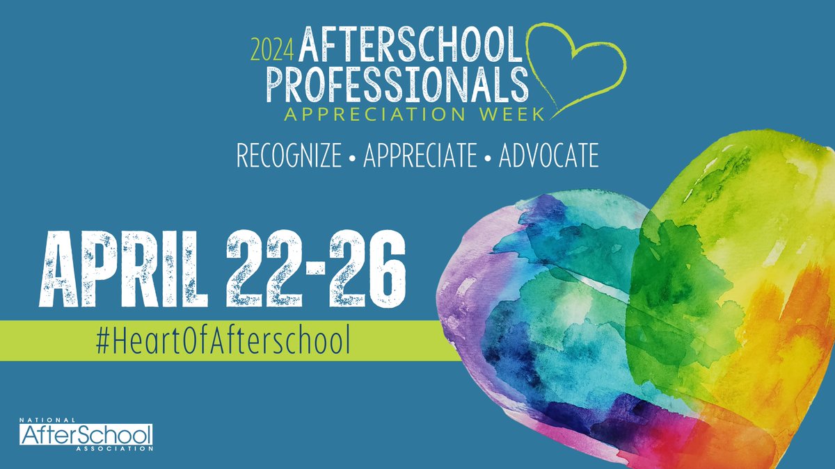 A big thank you to our afterschool professionals!
