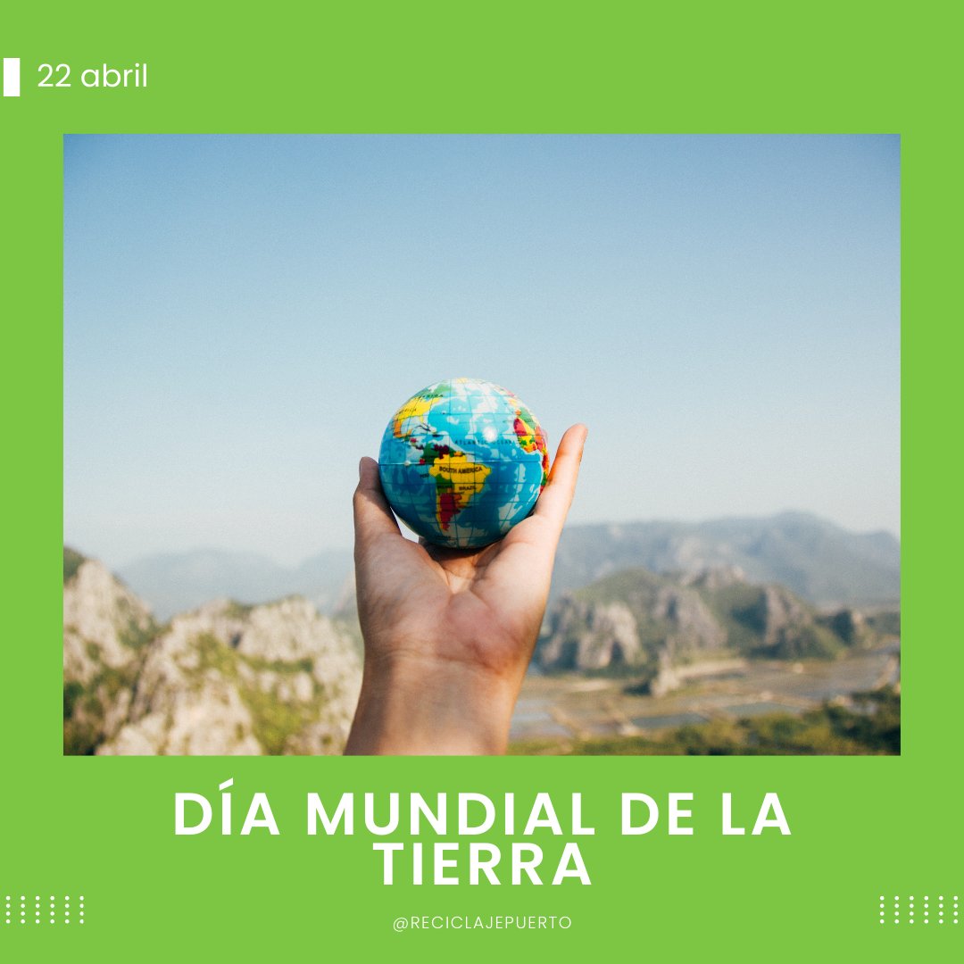Reciclados celebra el #DíaMundialDeLaTierra Generando conciencia sobre la contaminación, La conservación de la biodiversidad y, La protección al medio ambiente. Juntos, protejamos nuestro hogar. 🌍💚 #DiadeLaTierra #DiaDeLaTierra2024 #DíaMundialdelaTierra2024